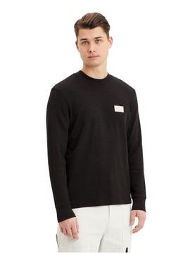 CALVIN KLEIN MĘSKA KOSZULKA DŁUGI RĘKAW BLACK r.XL