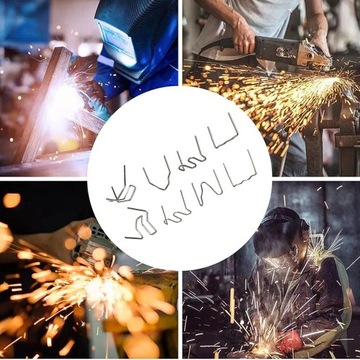 СКОБЫ ДЛЯ ПЛАСТИКА СВАРОЧНЫЙ СКОБ 8 ВИДОВ 800 ШТ.