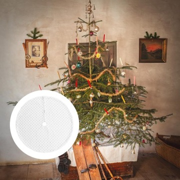 Юбка «Рождественская елка», 1 шт., Белый плюшевый ковер