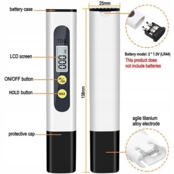 TDS White Driva 1-999PPM - Чистый счетчик