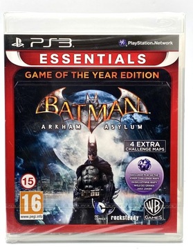 BATMAN: ARKHAM ASYLUM | NOWA | FOLIA | PS3 | POLSKA OKŁADKA