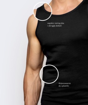 ФУТБОЛКА мужская ATLANTIC 046 L черная