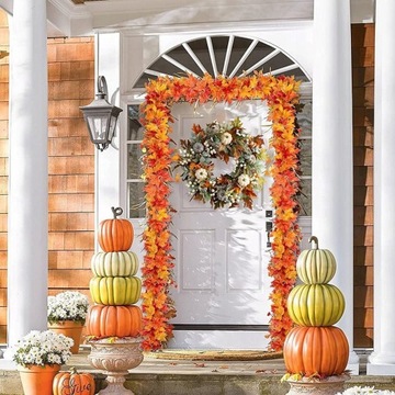 Эксклюзивный БОЛЬШОЙ ОСЕННИЙ ДВЕРНОЙ ВЕНОК Венок