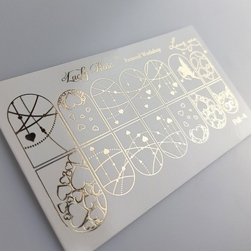 AKAR NAKLEJKI LUCKY ROSE FOIL GOLD - 4