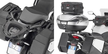 STELAŻ POD KUFER CENTRALNY HONDA NT1100