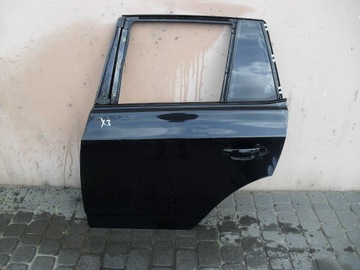 BMW X3 E83 SZYBA DRZWI LEWA TYŁ TYLNA MAŁA CIEMNA
