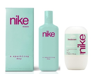 NIKE A SPARKLING DAY ZESTAW EDT 75ml+ ROLL-ON 50ml