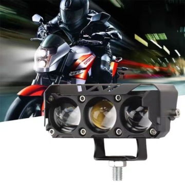 МОТОЦИКЛЕТНАЯ РАБОЧАЯ ЛАМПА HALOGEN QUAD LED DUAL, 2 ЦВЕТА СВЕТА, 60 ВТ, 2 шт.