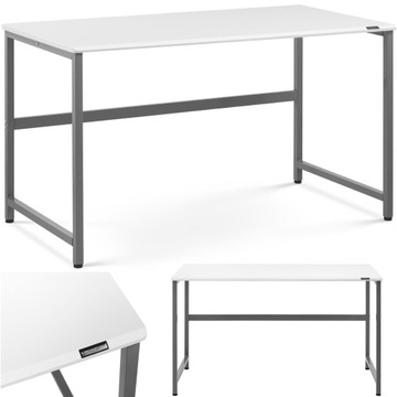 Biurko Komputerowe Metalowy Stelaż LOFT 120 x 60cm