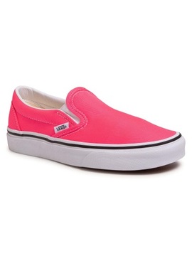 VANS Tenisówki Classic Slip-On VN0A4U38WT61 (Neon)Knockout Pnk/Tr Wht