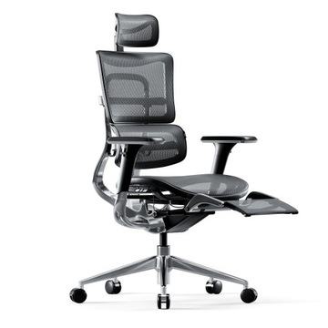 Fotel ergonomiczny DIABLO V-MASTER: czarno-szary