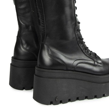 CARINII B9812 КЛАССИЧЕСКИЕ БОТИНКИ КОЖАНЫЕ ЧЕРНЫЕ 39