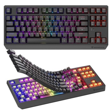 Klawiatura Bezprzewodowa Mechaniczna Thor230 TKL RGB Silent Lemon OUTLET