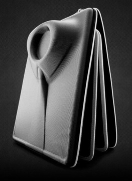 ЧЕХОЛ ДЛЯ РУБАШКИ ЗАЩИТНЫЙ ПУТЕШЕСТВЕННЫЙ ЖЕСТКИЙ - БЕЛЫЙ ЧЕХОЛ - ПАКШИ