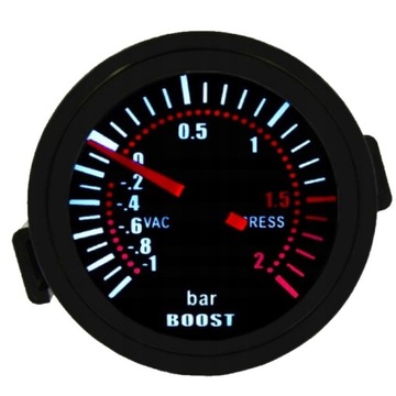 ИНДИКАТОР ЧАСОВ BOOST TURBO BOOST PRESSURE 52MM С ПОДСВЕТКОЙ СВЕТОДИОД 2BAR