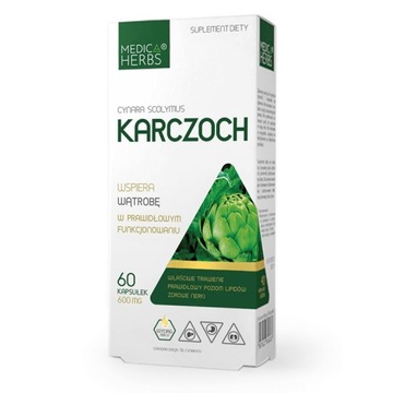 MEDICA HERBS Karczoch ARTICHOKE wątroba trawienie