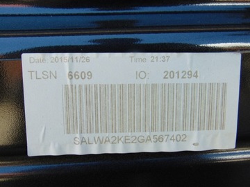 DVEŘE LEVÉ PŘEDNÍ LEVÝ RANGE ROVER SPORT II L494