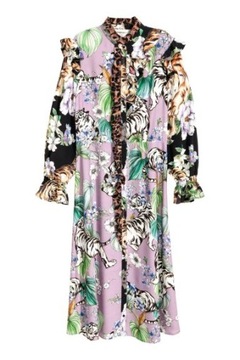 H&M Wzorzysta sukienka rozm. 34,XS