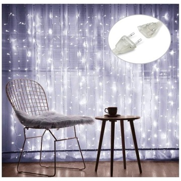 СВЕТОВАЯ ЗАВЕСА 300 LED 3х3 м ICILS LED Светодиодные лампы COLD COLD