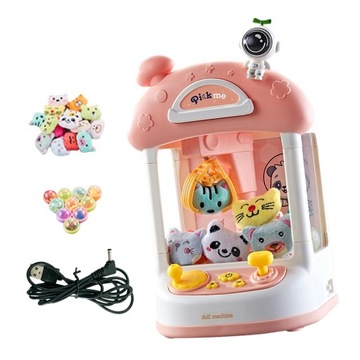 Maszyna do pazurów ze światłami Lovely Mini Pink 10 Lalek