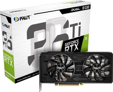 Karta graficzna Palit GeForce RTX 3060 Ti Dual 8 GB, GRATIS podpórka do GPU