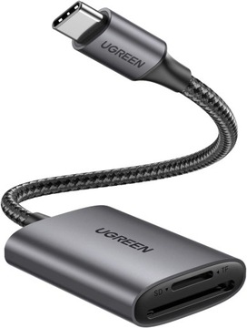 АДАПТЕР UGREEN КАРТРИДЕР USB 3.0 USB-C SD microSD SDHC TF PLUG&PLAY