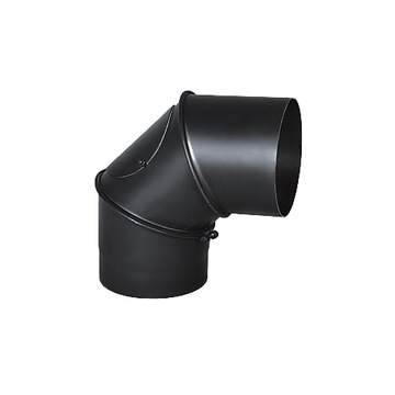 @ KOLANO SPALINOWE czarne nastawne 90 st FI 150