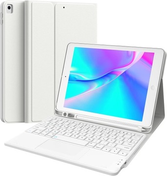 Earto klawiatura BEZPRZEWODOWA z etui do iPad 10,2'' QWERTZ biała DEFEKT
