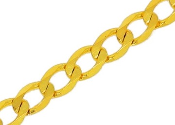 Złoty łańcuszek pełny pancerka Próby 585 gr. 1.56 45 cm