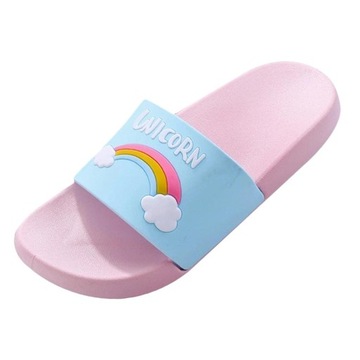 Детские тапочки Rainbow для мальчиков и девочек нежно-розового цвета30-31