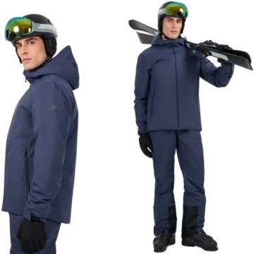 KURTKA MĘSKA 4F ZIMOWA OCIEPLANA SPORTOWA NA CO DZIEŃ NARCIARSKA