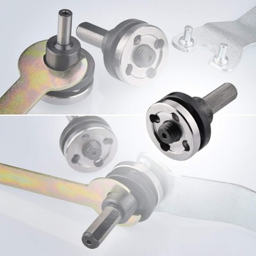 ADAPTER SZLIFIERKI ZESTAW KLUCZ NAKRĘTKI ADAPTERÓW ŁĄCZĄCYCH DO SZLIFIEREK