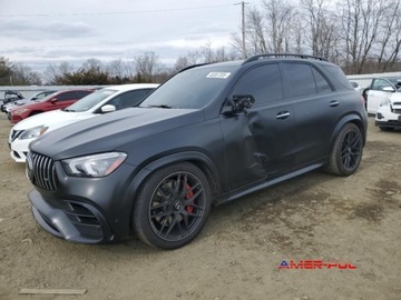 Mercedes GLE V167 2021 Mercedes-Benz GLE 2021 r., 4,0 L 63 AMG 4.0 Benzyna 603KM, zdjęcie 2