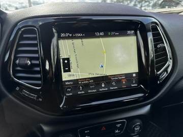 Jeep Compass II SUV 1.4 MultiAir 140KM 2018 Jeep Compass SalonPL! Półskóra Grzane fotele, zdjęcie 22