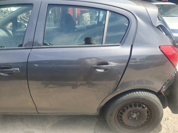 DRZWI KOMPLETNE OPEL CORSA D Z177 LEWY tył W KOLOR