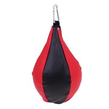 Worek bokserski Speed Ball-czarny czerwony, 27x17