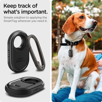 Чехол для Galaxy Smarttag 2 Spigen Rugged Armor Matte Black