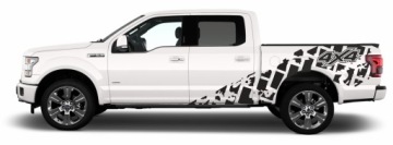 Samolepky Ford F150, Dodge Ram 4x4 Big Protector
