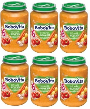 BoboVita Potrawka z indykiem i pomidorami po 6 mie