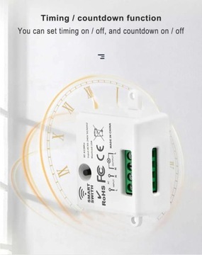 Мини-переключатель Wi-Fi Tuya Smart Life APP кнопочный выключатель света RF 433 МГц