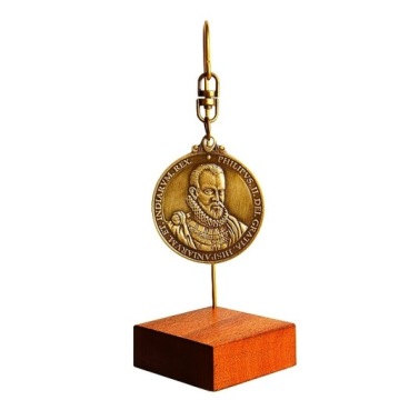 СОЛНЕЧНЫЕ ЧАСЫ ФИЛИППА II МИНИАТЮРНАЯ РЕПЛИКА ГРАВЮРА