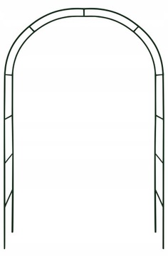 МЕТАЛЛИЧЕСКАЯ САДОВАЯ ПЕРГОЛА, АРКА ДЛЯ РОЗ, ЦВЕТОВ, ЛАЮТ, УЧАСТОК 240 см + АНКЕРЫ