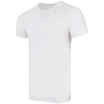 T-SHIRT MĘSKI BASIC KOSZULKA BASIC BLUZKA BIAŁY M