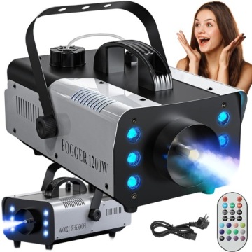 Výrobník Generátoru Kouře Pilot Mini 6 Led 1200W Pro Svatba Párty
