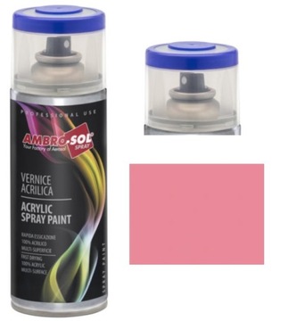 SPRAY RÓŻOWY LAKIER AKRYLOWY RÓŻOWY JASNY RAL3015