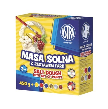 MASA SOLNA 450G Z ZESTAWEM FARB