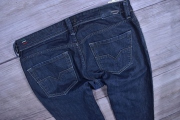 DIESEL LARKEE Reg Striaght Męskie Jeansy W34 L32