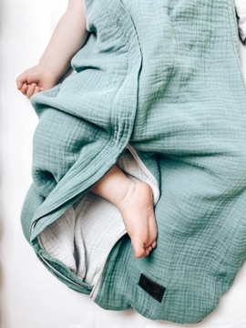 Детский спальный мешок 1,0 Тог, двусторонний, Муслин, 0-4 м Sleepee