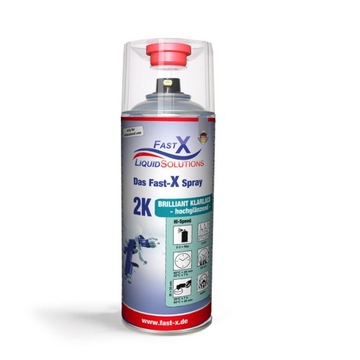 Lakier bezbarwny 2K wysoki połysk spray utwardzacz