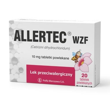 Allertec WZF 10mg, 20 tabl.